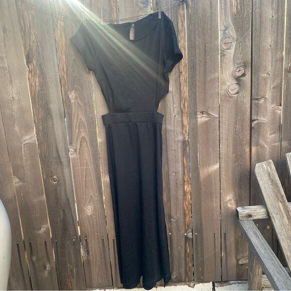 BA&SH Ritz Cutout RARE Midi Classic Slit Dress size 4 NWT - Picture 12 of 14